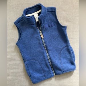 Carters Navy blue Zip Up Vest